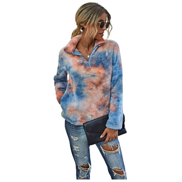 2020 new autumn women gradient tie dye print sweatshirts casual zipper pockets hoodies fashion ladies plush hoodie pullover, Black
2020 new autumn women gradient tie dye print sweatshirts casual zipper pockets hoodies fashion ladies plush hoodie pullover, Black