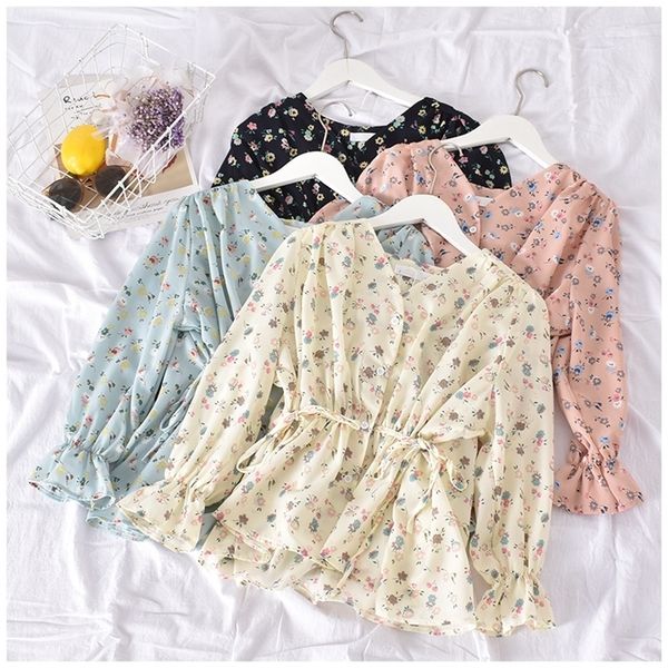 women bohemian shirt 2020 mori girls autumn spring south korea fresh boho long sleeve v neck white black printed blouse t200321
women bohemian shirt 2020 mori girls autumn spring south korea fresh boho long sleeve v neck white black printed blouse t200321