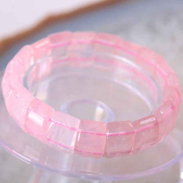 bangle natural stone gem pink crystal bead stretch bracelet for women girls jewelry gift 8"1pcs h012, Black
bangle natural stone gem pink crystal bead stretch bracelet for women girls jewelry gift 8"1pcs h012, Black