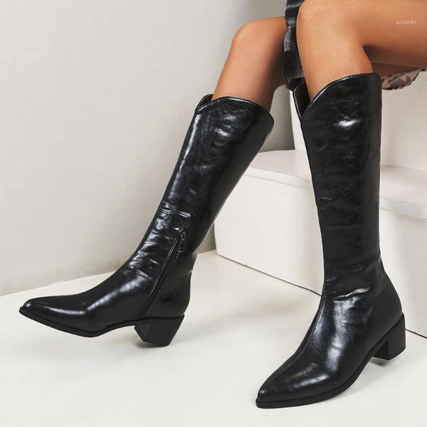boots brand plus size 48 chunky heels high-quality mid-calf riding boot fashion winter shoes women1, Black
boots brand plus size 48 chunky heels high-quality mid-calf riding boot fashion winter shoes women1, Black