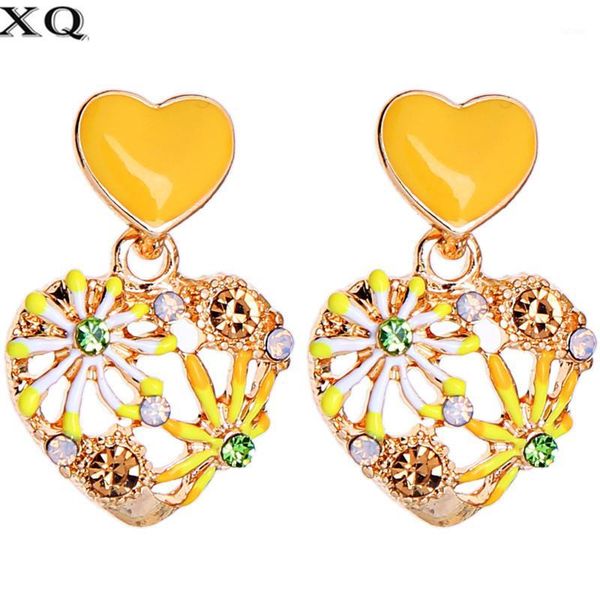 xq fashion korea new exquisite lady yellow flowers heart shape love pendant earrings jewelry girl accessories christmas gifts1, Silver
xq fashion korea new exquisite lady yellow flowers heart shape love pendant earrings jewelry girl accessories christmas gifts1, Silver