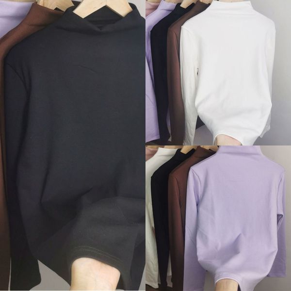 autumn winter 2020 women's t- long sleeve bottoming t- shirt shirt large loose half high neck korean ik4ui, White
autumn winter 2020 women's t- long sleeve bottoming t- shirt shirt large loose half high neck korean ik4ui, White