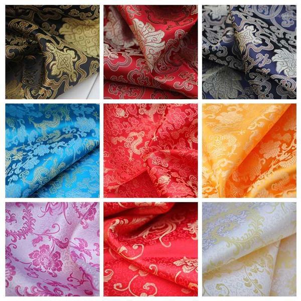 100*90cm woven brocade fabric tang suit cheongsam pteris dragon pattern antique chinese clothing dress fabric cloth1, Black;white
100*90cm woven brocade fabric tang suit cheongsam pteris dragon pattern antique chinese clothing dress fabric cloth1, Black;white