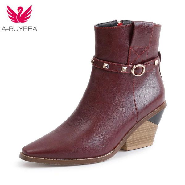 boots 2021 cowboy ankle women pointed toe rivet wedges heel woman fashion western zip shoes female botines mujer, Black
boots 2021 cowboy ankle women pointed toe rivet wedges heel woman fashion western zip shoes female botines mujer, Black