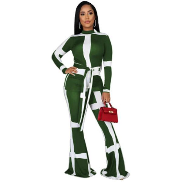 women stripe drawstring tracksuits fashion trend round neck long sleeve bandage boot cut pants suits designer female autumn casual sets, Gray
women stripe drawstring tracksuits fashion trend round neck long sleeve bandage boot cut pants suits designer female autumn casual sets, Gray