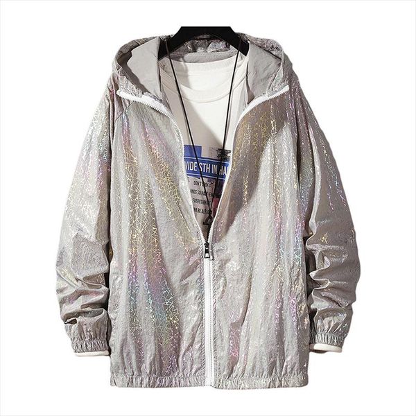 women basic jackets summer 2020 colorful reflective causal thin windbreaker women hooded jackets coat zipper bomber veste femme, Black;brown
women basic jackets summer 2020 colorful reflective causal thin windbreaker women hooded jackets coat zipper bomber veste femme, Black;brown