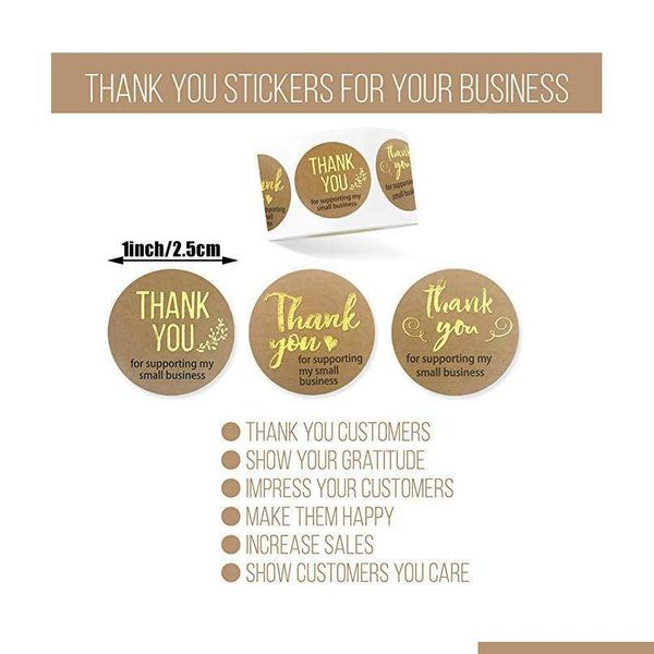 500pcs thank you for supporting my business kraft stickers with gold foil round labels sticker for small sho qyljua item_home
500pcs thank you for supporting my business kraft stickers with gold foil round labels sticker for small sho qyljua item_home