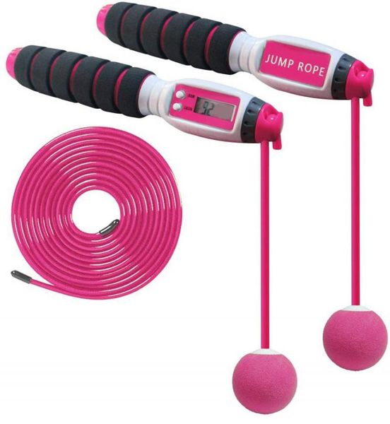 professional jump rope with electronic counter 3m adjustable fast speed counting skipping rope jumping wire workout equipment
professional jump rope with electronic counter 3m adjustable fast speed counting skipping rope jumping wire workout equipment