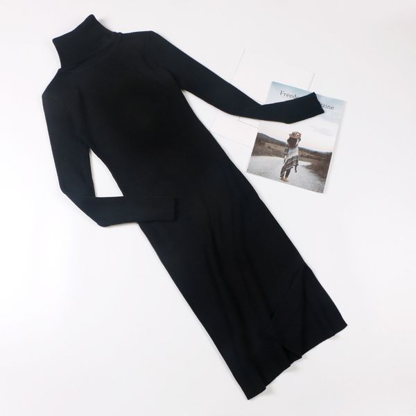 2021 new turtleneck women sweater dress mid-calf long autumn winter thick warm female dresses slim soft rib knitted ukzo, White;black
2021 new turtleneck women sweater dress mid-calf long autumn winter thick warm female dresses slim soft rib knitted ukzo, White;black