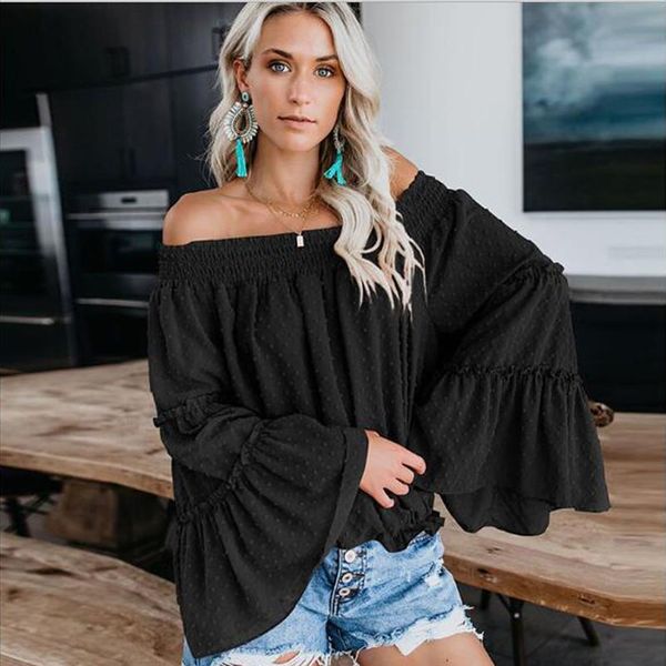 off shoulder women t shirt skew neck black t shirt 2021 summer casual streetwear ladies plus size t shirts, White
off shoulder women t shirt skew neck black t shirt 2021 summer casual streetwear ladies plus size t shirts, White