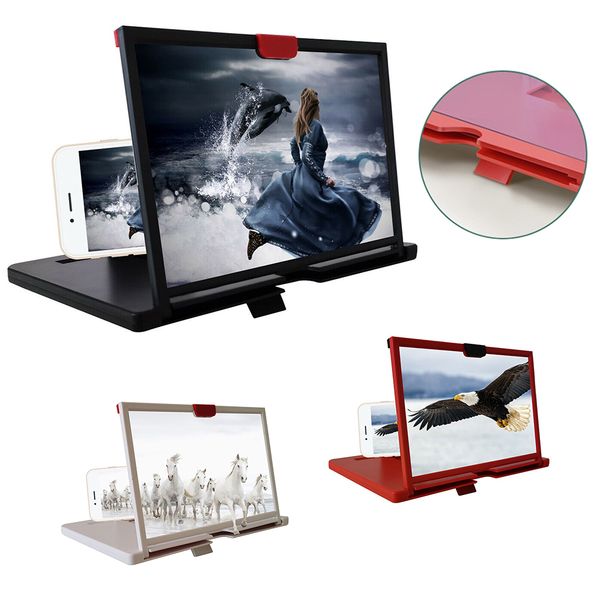 12 inch folding enlarged 3d mobile screen magnifier radiation eye protection hd video amplifier phone stand bracket holder
12 inch folding enlarged 3d mobile screen magnifier radiation eye protection hd video amplifier phone stand bracket holder