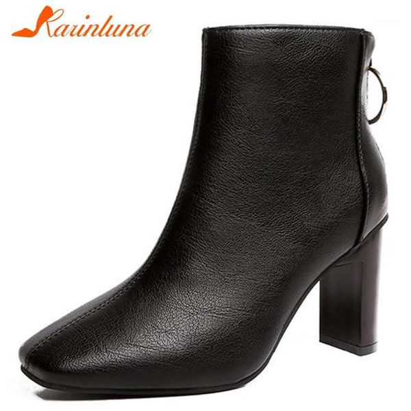 karin 2021 new fashion design shoes lady women solid black white brown square toe office ladies ankle women boots1
karin 2021 new fashion design shoes lady women solid black white brown square toe office ladies ankle women boots1