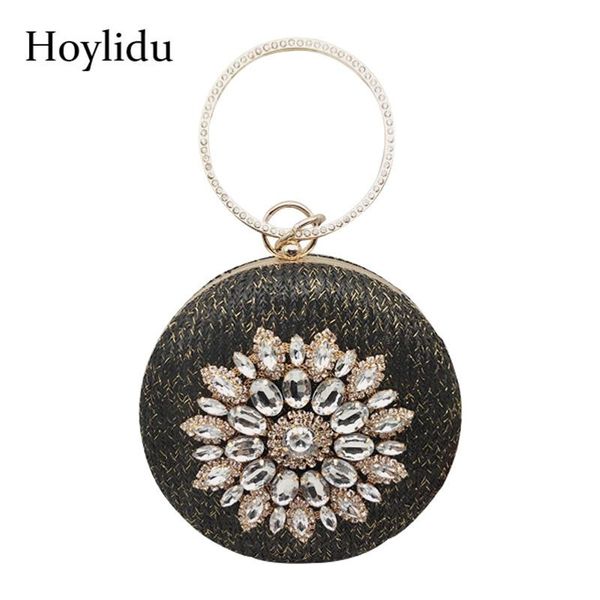 2020 women circle handle bags flower diamonds straw weave evening bag korean rhinestone round wedding party clutches handbag
2020 women circle handle bags flower diamonds straw weave evening bag korean rhinestone round wedding party clutches handbag