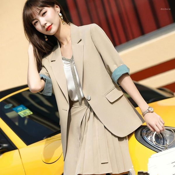 women blazer jacket skirt suit set female 2020 casual business suit plus size ladies office uniforms women professional wear1, White
women blazer jacket skirt suit set female 2020 casual business suit plus size ladies office uniforms women professional wear1, White