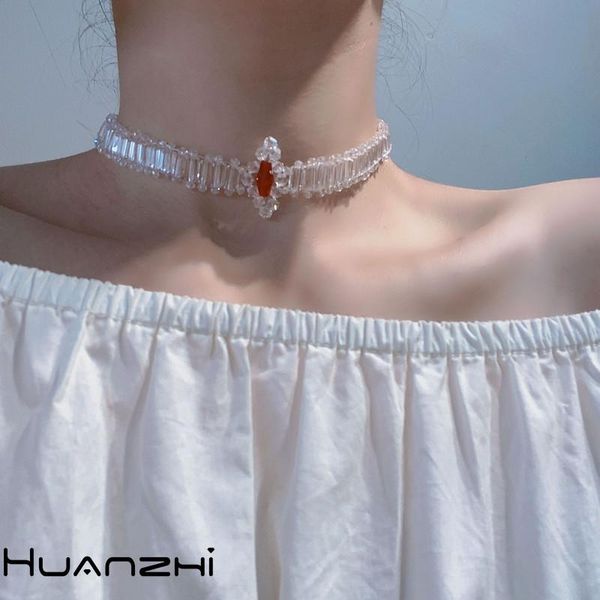 huanzhi 2020 sweet geometric irregularity red rhinestone transparent crystal clavicle chain choker necklace for women party, Golden;silver
huanzhi 2020 sweet geometric irregularity red rhinestone transparent crystal clavicle chain choker necklace for women party, Golden;silver