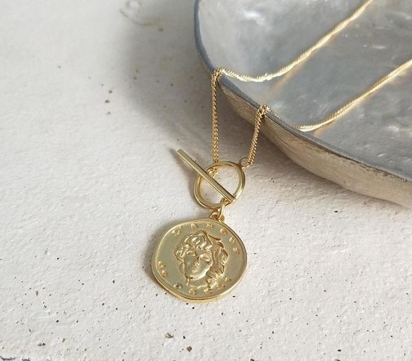925 sterling silver ms portrait necklace gold round coin wild figure necklace silver-sweater chain for women jewelry charms44
925 sterling silver ms portrait necklace gold round coin wild figure necklace silver-sweater chain for women jewelry charms44