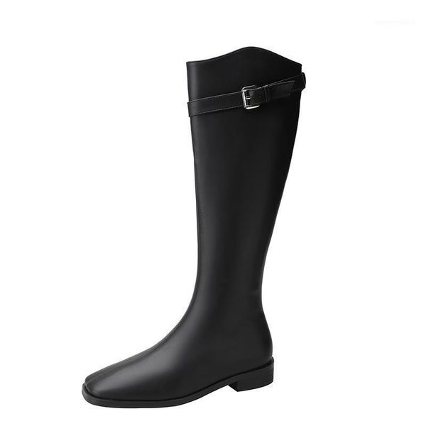 autumn and winter 2021 new long boots square head high tube zipper plush women's boots1, Black
autumn and winter 2021 new long boots square head high tube zipper plush women's boots1, Black