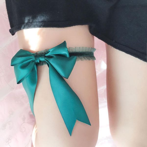 bridal belts women elastic thigh rings ribbon bowknot wedding leg garter underwear, Black;white
bridal belts women elastic thigh rings ribbon bowknot wedding leg garter underwear, Black;white