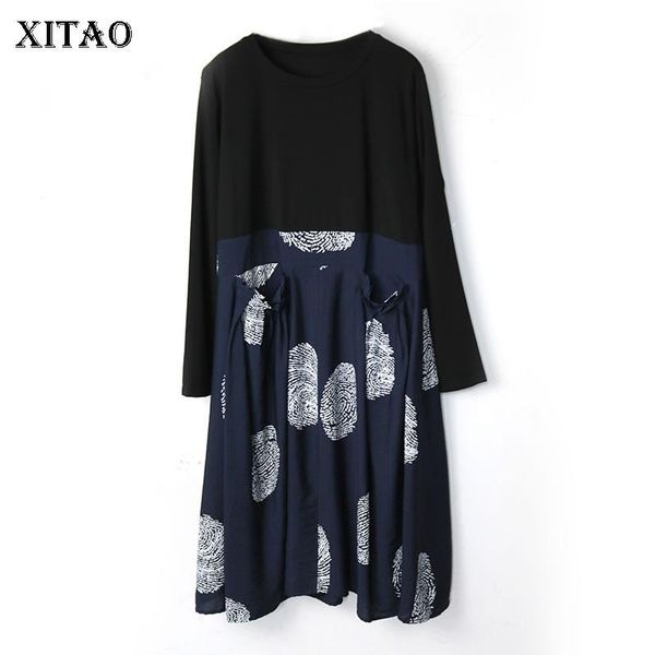 xitao patchwork print pattern pockets dress women 2020 autumn casual fashion new style temperament full sleeve dress dzl1692, Black;gray
xitao patchwork print pattern pockets dress women 2020 autumn casual fashion new style temperament full sleeve dress dzl1692, Black;gray