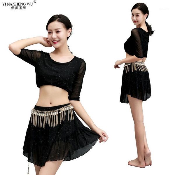 women belly dance clothes milk silk belly dance suit 2pcs(skirt) girls bellydance costume latin/ballroom set clothing1, Black;red
women belly dance clothes milk silk belly dance suit 2pcs(skirt) girls bellydance costume latin/ballroom set clothing1, Black;red