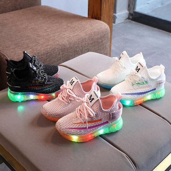 led children sport shoes luminous fashion breathable kids boys net shoes girls sneakers with light running shoes wmtsyd, Black
led children sport shoes luminous fashion breathable kids boys net shoes girls sneakers with light running shoes wmtsyd, Black