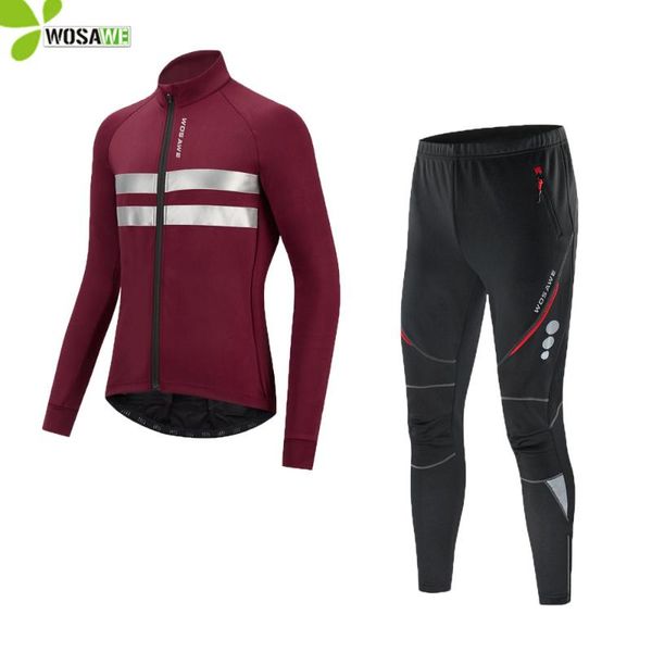 racing sets wosawe winter cycling set thermal fleece reflective warm up bicycle hombre mtb bike jersey jacket clothing, Black;blue
racing sets wosawe winter cycling set thermal fleece reflective warm up bicycle hombre mtb bike jersey jacket clothing, Black;blue
