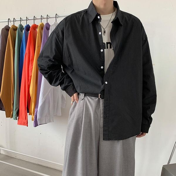 2020 spring and autumn new youth popular japanese simple solid color loose long-sleeved shirt fashion casual -2xl1, White;black
2020 spring and autumn new youth popular japanese simple solid color loose long-sleeved shirt fashion casual -2xl1, White;black