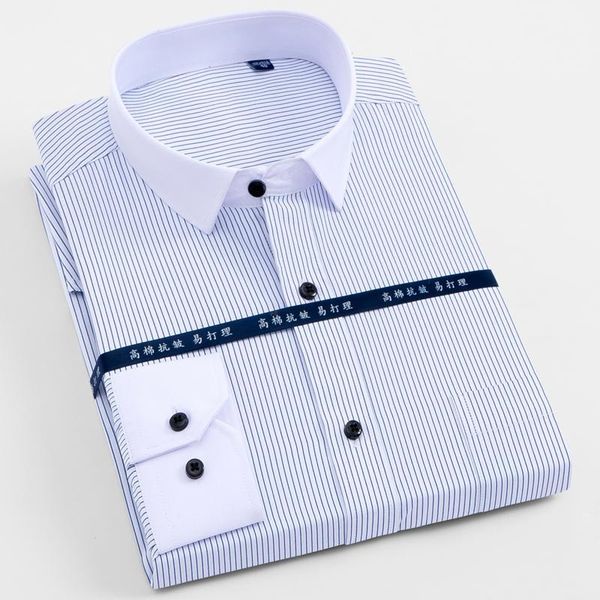 men's long sleeve solid/striped basic design dress shirts with single chest pocket regular-fit formal twill work office shirt1, White;black
men's long sleeve solid/striped basic design dress shirts with single chest pocket regular-fit formal twill work office shirt1, White;black