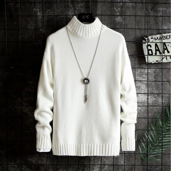men's sweater 2020 autumn/winter knit bottoming shirt slim sweater tide korean men's new jacket1, White;black
men's sweater 2020 autumn/winter knit bottoming shirt slim sweater tide korean men's new jacket1, White;black