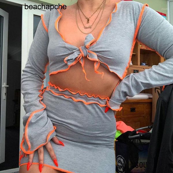 beachapche two piece set patchwork bodycon dress women v-neck bandage autumn dresses vestidos female streetwear matching1, Gray
beachapche two piece set patchwork bodycon dress women v-neck bandage autumn dresses vestidos female streetwear matching1, Gray