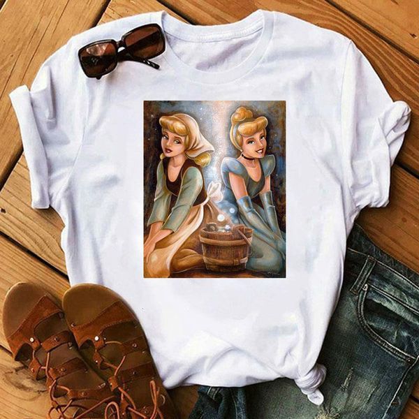 new women t shirt princess painting print cute plus size female t-shirt casual harajuku t-shirts camisetas mujer, White
new women t shirt princess painting print cute plus size female t-shirt casual harajuku t-shirts camisetas mujer, White