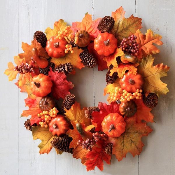 decorative flowers & wreaths 40cm artificial pumpkin wreath autumn harvest sunflower door decor garland thanksgiving halloween party supplie
decorative flowers & wreaths 40cm artificial pumpkin wreath autumn harvest sunflower door decor garland thanksgiving halloween party supplie