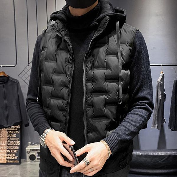 durbale men's autumn casual warm down vest with removable hooded stylish wadded coat d88, Black;white
durbale men's autumn casual warm down vest with removable hooded stylish wadded coat d88, Black;white