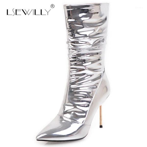 lsewilly fashion women shoes patent high heels knee boots stiletto pointed toe female boot party bar zipper footwea s7801, Black
lsewilly fashion women shoes patent high heels knee boots stiletto pointed toe female boot party bar zipper footwea s7801, Black