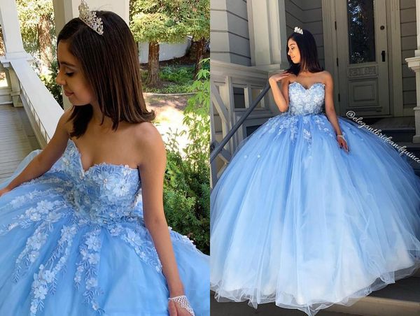 elegant light blue 2022 ball gown quinceanera prom dresses sweetheart three-dimensional flowers tulle long masquerade evening gown, Blue;red
elegant light blue 2022 ball gown quinceanera prom dresses sweetheart three-dimensional flowers tulle long masquerade evening gown, Blue;red