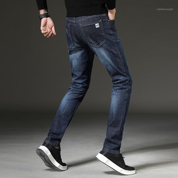 men's jeans winter small straight han edition cultivate one's morality cowboy pants men1, Blue
men's jeans winter small straight han edition cultivate one's morality cowboy pants men1, Blue