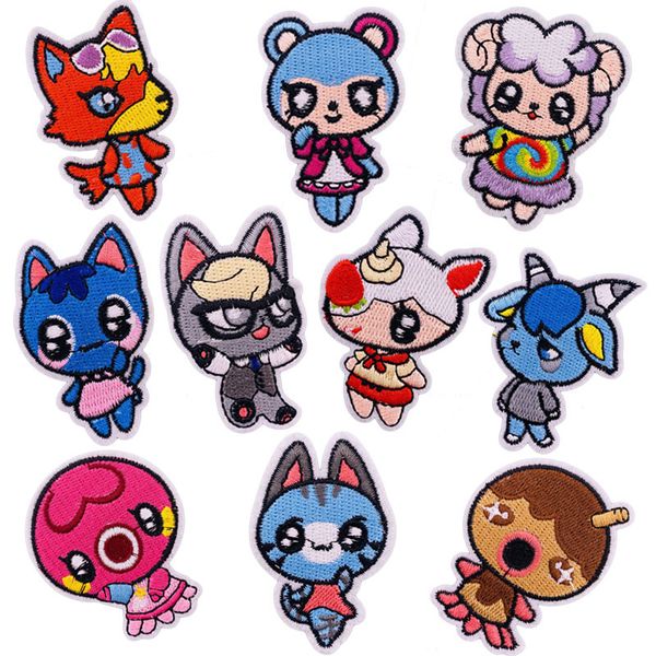 10 style animal crossing embroidery iron patches stripes thermo stickers on clothes application fusible clothing patch
10 style animal crossing embroidery iron patches stripes thermo stickers on clothes application fusible clothing patch
