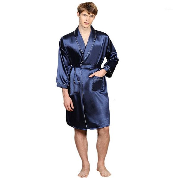 men's sleepwear summer fashion men's robe solid color silk bathrobe thin long sleeve robes pajamas homewear clothing large size, Black;brown
men's sleepwear summer fashion men's robe solid color silk bathrobe thin long sleeve robes pajamas homewear clothing large size, Black;brown