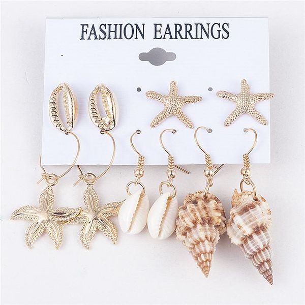 7 style seashell earrings set for women starfish shell cowrie statement earrings 2019 summer beach jewelry pendientes cortos jllvbk, Golden
7 style seashell earrings set for women starfish shell cowrie statement earrings 2019 summer beach jewelry pendientes cortos jllvbk, Golden
