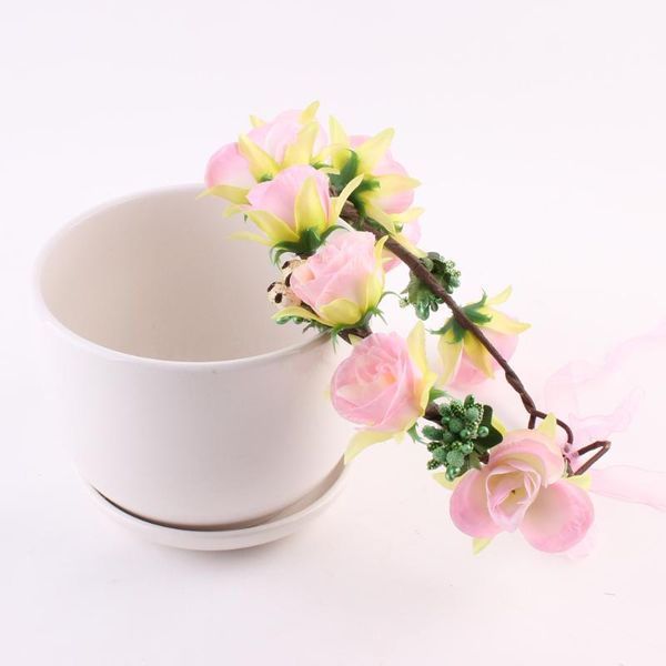children flower crown hairbands girl floral headband wedding headpiece rose flower headwear hair accessories, Slivery;white
children flower crown hairbands girl floral headband wedding headpiece rose flower headwear hair accessories, Slivery;white