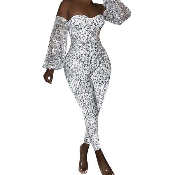 2021 new womens slim fit neck sequin playsuits rompers long sleeve nightclub jumpsuits f6ap, Black;white
2021 new womens slim fit neck sequin playsuits rompers long sleeve nightclub jumpsuits f6ap, Black;white