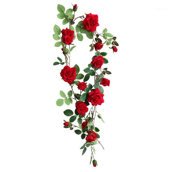 decorative flowers & wreaths 5.8ft artificial rose vines fake silk garland hanging ivy plants for wedding home office arch arrangement decor
decorative flowers & wreaths 5.8ft artificial rose vines fake silk garland hanging ivy plants for wedding home office arch arrangement decor