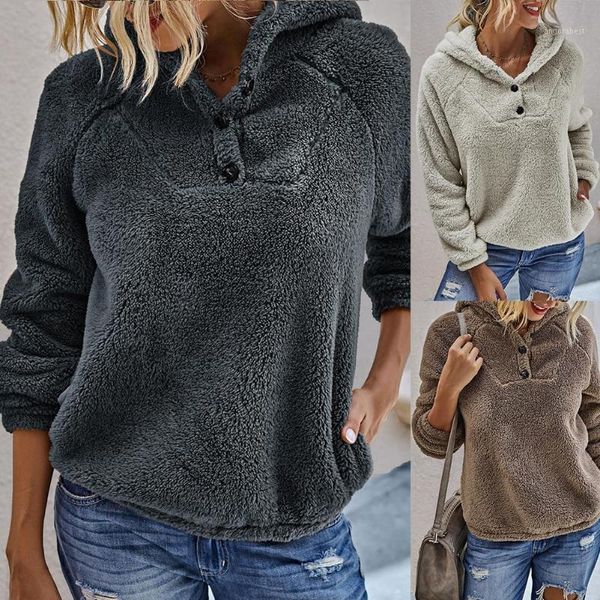 women casual warm plush solid color long sleeve hooded sweatshirt hoodie blouse1, White;black
women casual warm plush solid color long sleeve hooded sweatshirt hoodie blouse1, White;black