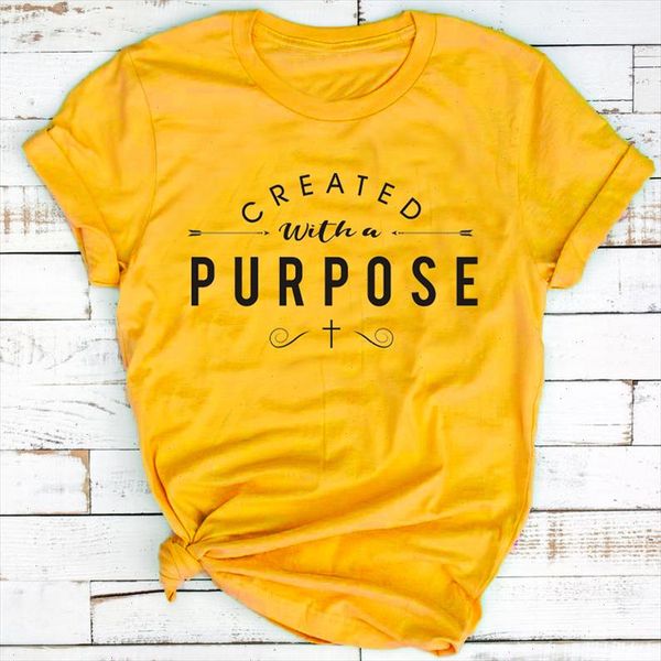 created with a purpose cross christian stylish funny cotton tee casual bible verse clothing tumblr gift t shirts, White
created with a purpose cross christian stylish funny cotton tee casual bible verse clothing tumblr gift t shirts, White