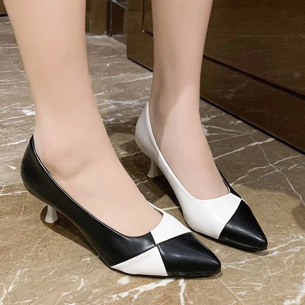 high heels pumps patchwork dress shoes black white 2020 autumn spring new fashion shoes pointed toe ladies 8454n #mi7i
high heels pumps patchwork dress shoes black white 2020 autumn spring new fashion shoes pointed toe ladies 8454n #mi7i