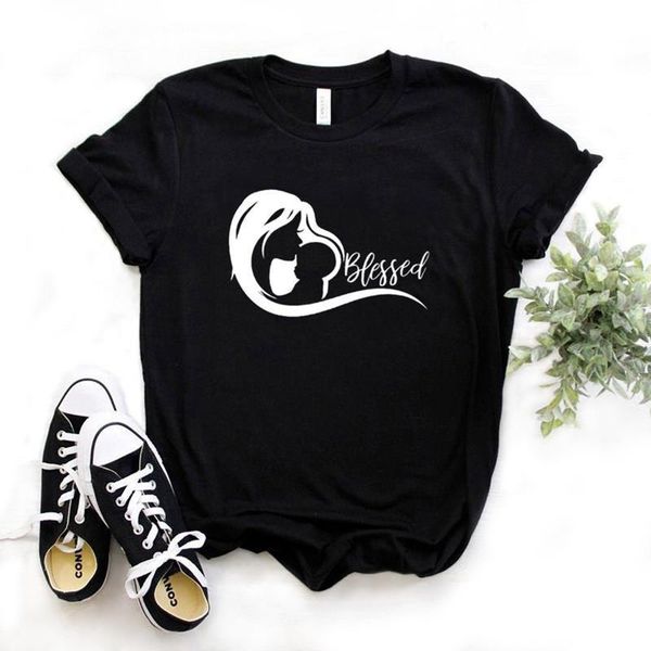 women t shirt blessed mom baby print tshirt women short sleeve o neck loose t-shirt ladies causal tee shirt clothes, White
women t shirt blessed mom baby print tshirt women short sleeve o neck loose t-shirt ladies causal tee shirt clothes, White