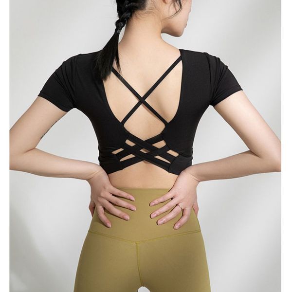 yoga women midriff slimfit backless mesh sport shirts fitness woman workout tshirt gym fitness sports running tee shirt, White;red
yoga women midriff slimfit backless mesh sport shirts fitness woman workout tshirt gym fitness sports running tee shirt, White;red