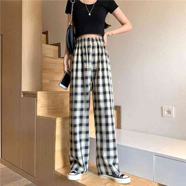 thin korean fashion plaid pants harajuku hip-hop all-match streetwear women casual chic retro teens pants universal trousers, Black;white
thin korean fashion plaid pants harajuku hip-hop all-match streetwear women casual chic retro teens pants universal trousers, Black;white
