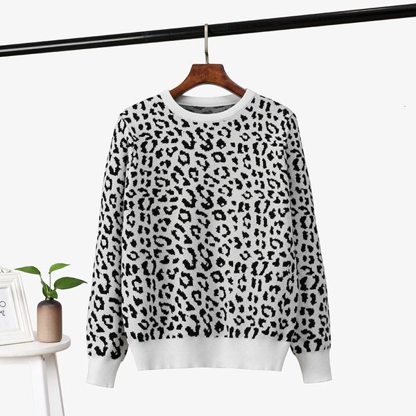 2021 new korean jumper autumn winter knitted sweater women oversized sweaters female leopard jacquard fashion wool blends pullover y2mz, White;black
2021 new korean jumper autumn winter knitted sweater women oversized sweaters female leopard jacquard fashion wool blends pullover y2mz, White;black