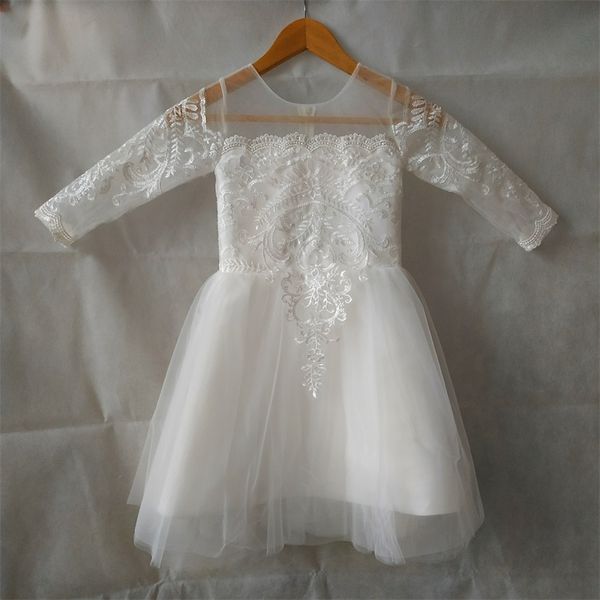 lovely flower girl dress for wedding sweet princess girl' pageant gowns with appliques long sleeve party kids/children dress, White;blue
lovely flower girl dress for wedding sweet princess girl' pageant gowns with appliques long sleeve party kids/children dress, White;blue